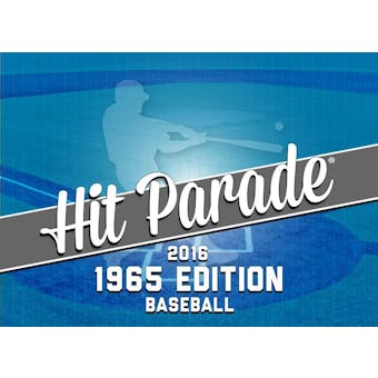2016 Hit Parade Baseball 1965 Edition 10 Box Case