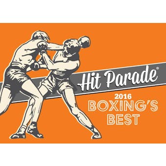 2016 Hit Parade Boxing's Best 10 Box Case - 20 AUTOGRAPHS AND 40 MEMORABILIA PER CASE!!