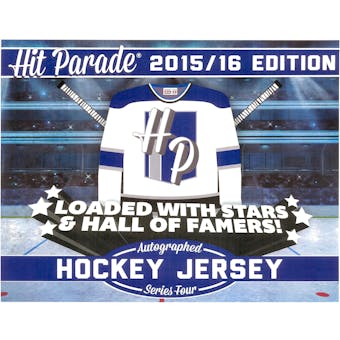 2015/16 Hit Parade Autographed Hockey Jersey Hobby Box - Series 4 -  Gordie Howe Autographed Jersey!!!!