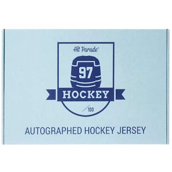 2022/23 Hit Parade Autographed Hockey Jersey Series 2 Hobby Box - Connor McDavid
