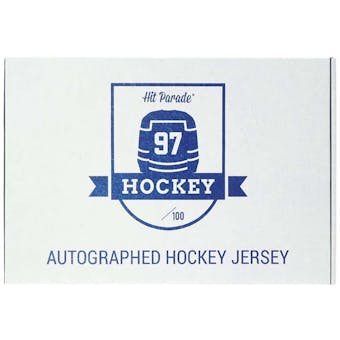 2022/23 Hit Parade Autographed Hockey Jersey Series 10 Hobby Box - Alex Ovechkin