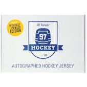 2022/23 Hit Parade Autographed Hockey Jersey OFFICIALLY LICENSED Series 1 Hobby Box - Ovechkin!