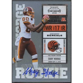 2010 Playoff Contenders #190 Shay Hodge Rookie Autograph