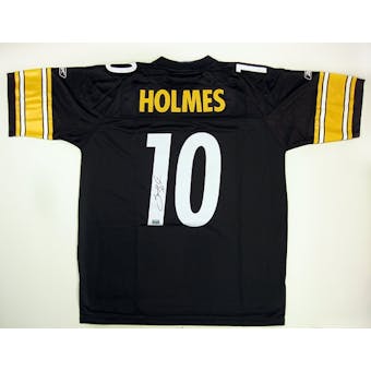 Santonio Holmes Autographed Pittsburgh Steelers Reebok Jersey