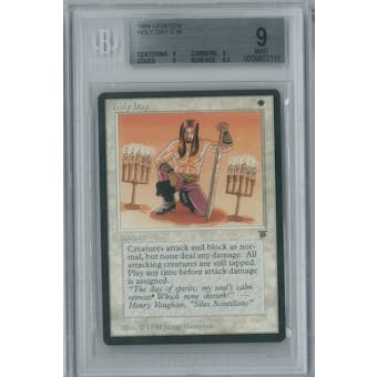 Magic the Gathering Legends Single Holy Day BGS 9 (9, 9, 9, 9.5)
