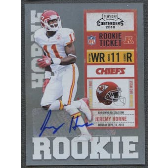 2010 Playoff Contenders #147 Jeremy Horne /500 Rookie Autograph