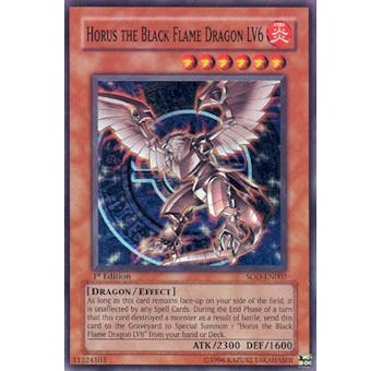 Yu-Gi-Oh Soul of the Duelist Single Horus Black Flame Dragon LV6 Super Rare