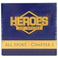 2013 Heroes of Sport: All Sports - Chapter 1 Hobby Case - DACW Live 6 Spot Draft