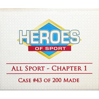 2013 Heroes of Sport: All Sports - Chapter 1 Hobby 3-Box Case