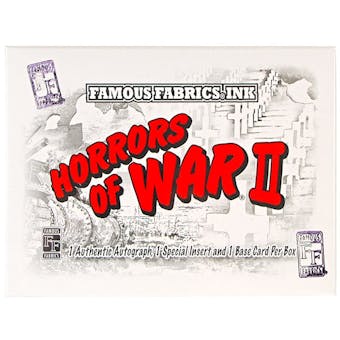Horrors of War II Hobby Box (Famous Fabrics Ink 2013)