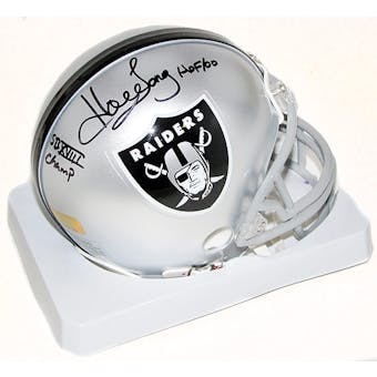 Howie Long Autographed Los Angeles Raiders Mini Helmet (Gridiron)