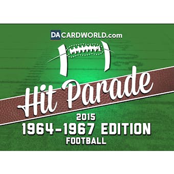 2015 Hit Parade Football 1964 - 1967 Edition Pack