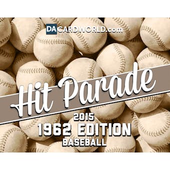 2015 Hit Parade Baseball 1962 Edition
