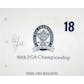 2017 Hit Parade Autographed Golf Pin Flag Hobby Box - Series 1- Signed Arnold Palmer, Jack Nicklaus & G