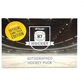 2021/22 Hit Parade Autographed Hockey Official Game Puck Edition - 10 Box Hobby Case - Series 12