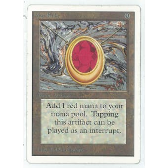 Magic the Gathering Unlimited Single Mox Ruby - HEAVY PLAY (HP)