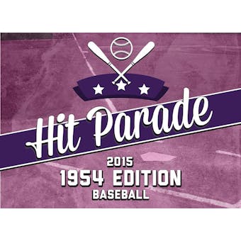 2015 Hit Parade Baseball 1954 Edition