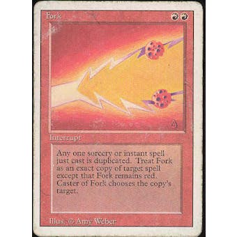 Magic the Gathering 3rd Ed (Revised) Single Fork - HEAVY PLAY (HP)