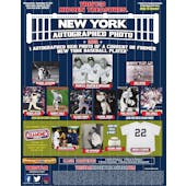 2021 TriStar Hidden Treasures Baseball New York Autographed Photo Edition Hobby Box