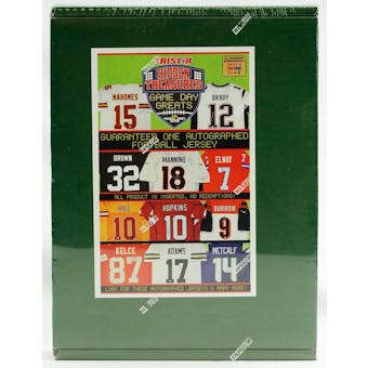 2021 TriStar Game Day Greats Autographed Jersey Edition Football Hobby Box