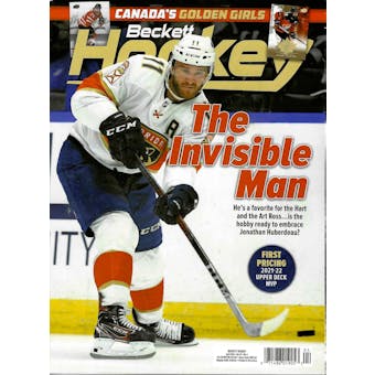 2022 Beckett Hockey Monthly Price Guide (#356 April) (Jonathan Huberdeau)