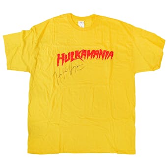 Hulk Hogan Autographed Hulkamania Shirt (PSA)