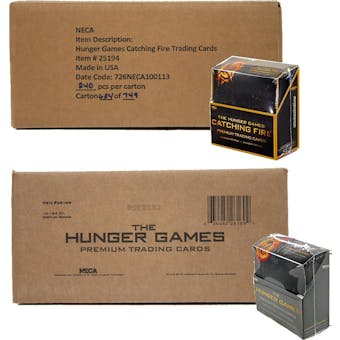 Hunger Games NECA Trading Cards GIANT LOT OF 10-BOX CASES - 80 Cases Hunger Games & 80 Cases Catching Fire