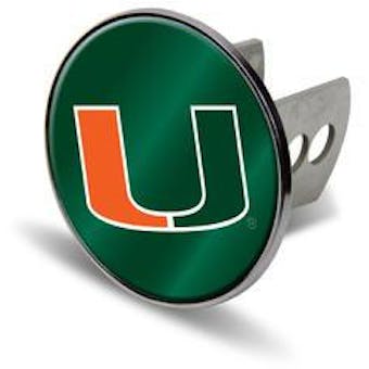 Miami Hurricanes Rico Industries 4 " Laser Trailer Hitch Cover