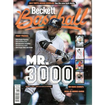 2016 Beckett Baseball Monthly Price Guide (#127 October) (Ichiro)