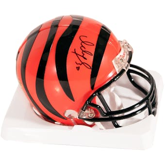 Ickey Woods Autographed Cincinnati Bengals Mini Helmet (Tristar)