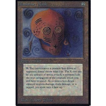 Magic the Gathering Alpha Single Illusionary Mask - MODERATE PLAY (MP)