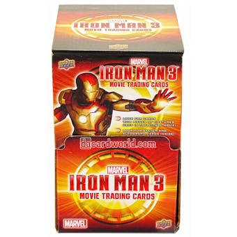 Marvel Iron Man 3 Trading Cards Retail 36-Pack Box (Upper Deck 2013)