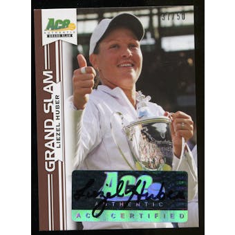 2013 Leaf Ace Authentic Grand Slam Brown #BALH1 Liezel Huber Autograph 37/50