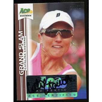 2013 Leaf Ace Authentic Grand Slam Brown #BACC1 Catalina Castano Autograph 28/50