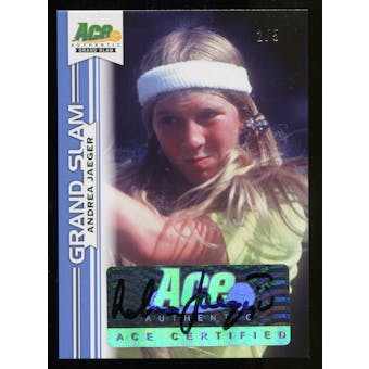 2013 Leaf Ace Authentic Grand Slam Blue #BAAJ1 Andrea Jaeger Autograph 2/5