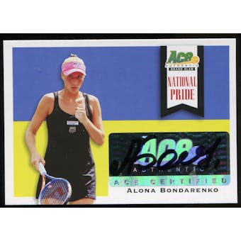 2013 Leaf Ace Authentic Grand Slam National Pride Autographs #NPAB2 Alona Bondarenko Autograph