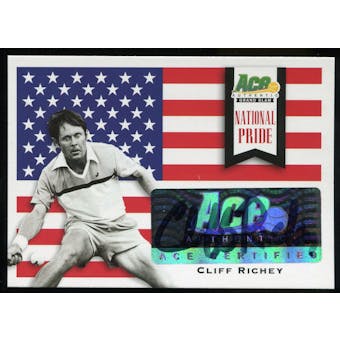 2013 Leaf Ace Authentic Grand Slam National Pride Autographs #NPCR1 Cliff Richey Autograph