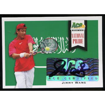 2013 Leaf Ace Authentic Grand Slam National Pride Autographs #NPJW2 Jimmy Wang Autograph