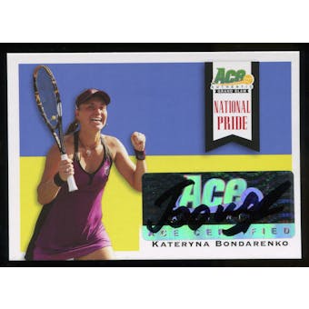 2013 Leaf Ace Authentic Grand Slam National Pride Autographs #NPKB1 Kateryna Bondarenko Autograph