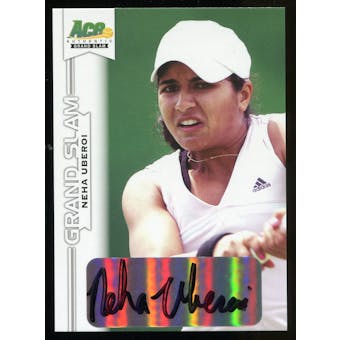 2013 Leaf Ace Authentic Grand Slam #BANU1 Neha Uberoi Autograph