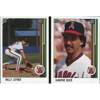 1988 Upper Deck Baseball Wally Joyner #700 and DeWayne Buice #1 2 Card Promo Set A Rare!!!