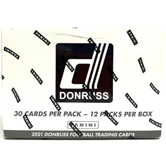 2021 Panini Donruss Football Jumbo Value 12-Pack Box (Press Proof Blue Parallels!)