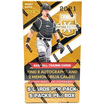 2021 Panini Elite Extra Edition Baseball Hobby Box