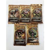 Magic the Gathering Time Spiral Booster Pack Lot of 5 (4 Spanish 1 English)