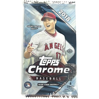 2018 Topps Chrome Baseball Hobby Pack