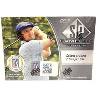 2021 Upper Deck SP Game Used Golf Hobby Box