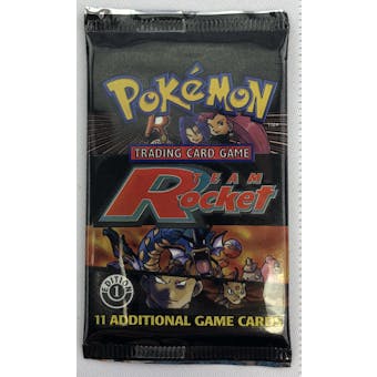 Pokemon Team Rocket 1st Edition Sealed Booster Pack 20.8 g HEAVY Everyone Art