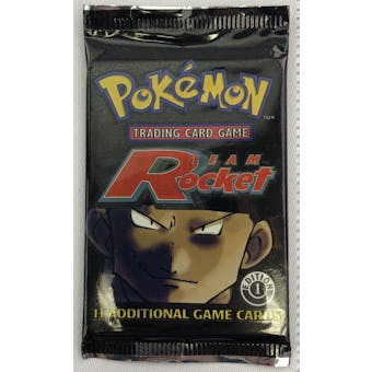 Pokemon Team Rocket 1st Edition Sealed Booster Pack >20.7 g Giovanni Art