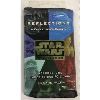 Decipher Star Wars Reflections 1 18-Card Booster Pack with Retail Hanging Tab - One Limited Foil Per Pack!