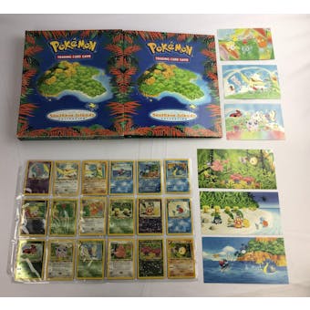 Pokemon Tropical Southern Island Binder Set With All 18 Cards